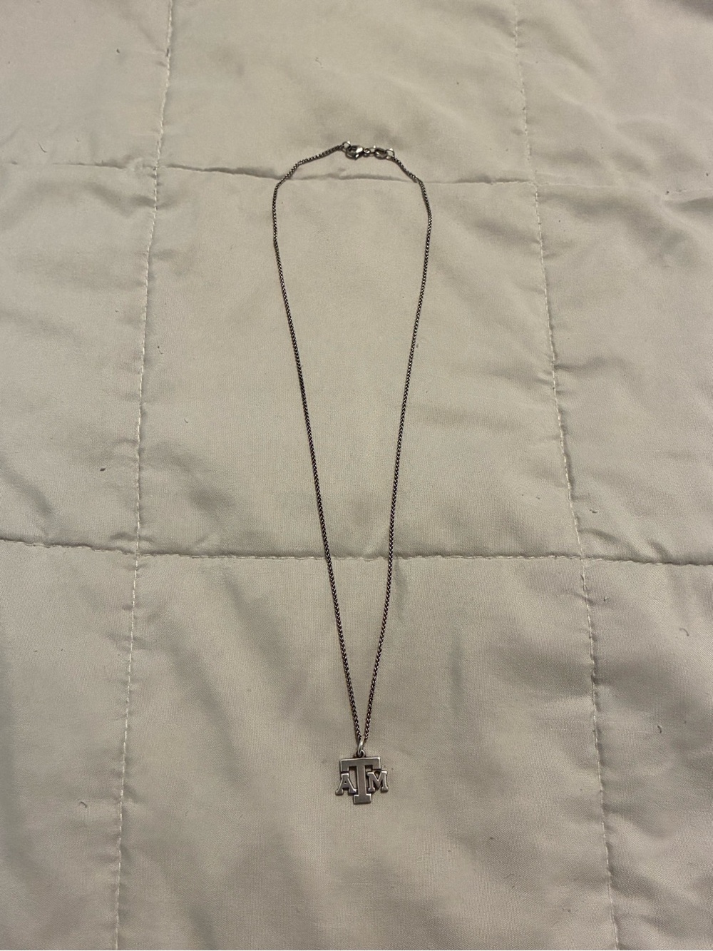 James Avery Sterling Silver Texas A&M Pendant Necklace